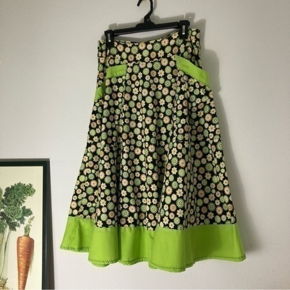 Vintage 60s style flower child skirt